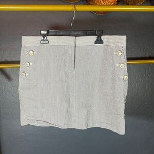 J. Crew‎ Black Mini Pencil Skirt with Slit for Work